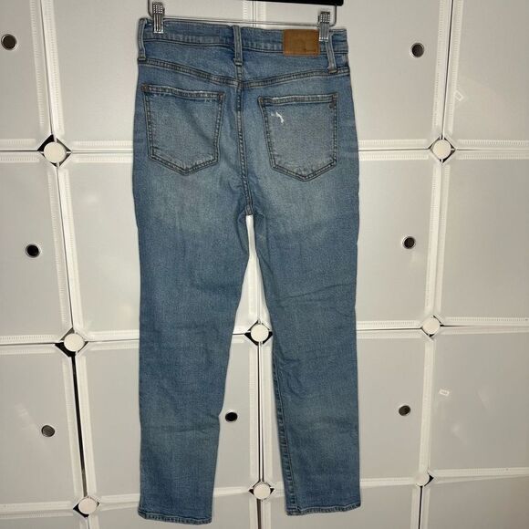 Madewell The Perfect Vintage Jean Distressed in Blue Wash Size 26 - Picture 3 of 13